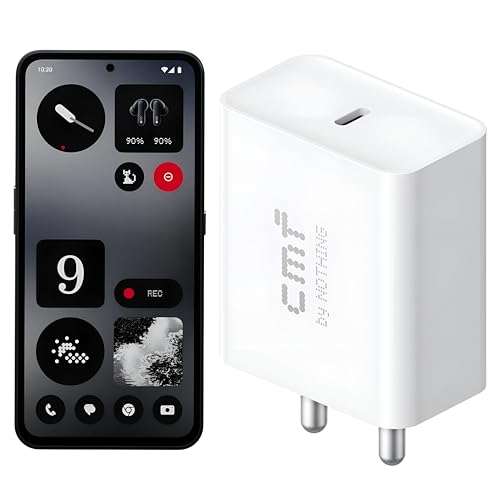 Image of Original 33W CMF by Nothing Type-C Power Fast Charger Adapter for CMF Phone 1 | Nothing Phone 2a Plus | Phone 2a | Phone 2 | Phone 1 | 33w Quick Charge 3A Wall PPS Technology Support Nothing Phone