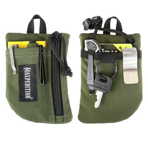 Image of MAXPEDITION Platy Pocket Organizer, Durable EDC Tool Pouch for Men, Neck Wallet with Paracord Lanyard, Holds Flashlight, Multitool, Pen, Notebook