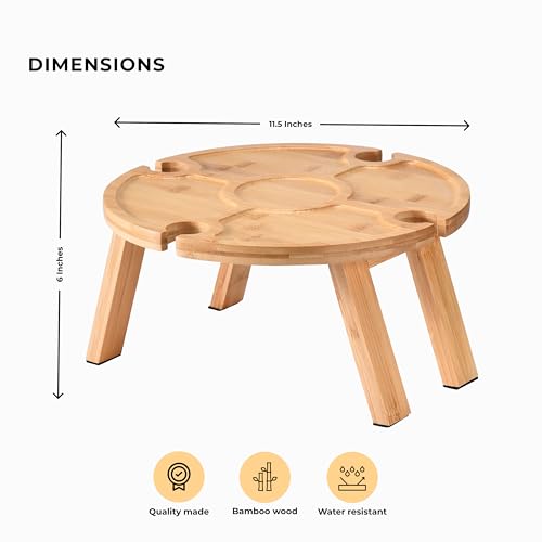 image for Prosumer's Choice Small Camping Foldable Table for Outdoor - 6x11x11-I