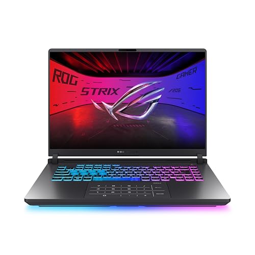Image of ASUS ROG Strix G16,Intel Core Ultra 9 275HX Gaming Laptop(NVIDIA RTX 5080-16GB /175W TGP /32GB /1TB /FHD+ /16 inch /165Hz /Windows 11 /M365 Basic (1Year)* /Office Home 2024 /Eclipse Gray /2.65 Kg) G615LW-RV148WS