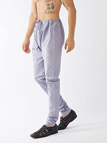 Image of Mother VM Mens Silk Blend Pyjama - Stylish Lounge Wear for Relaxation and Sleep | Regular Premium Cotton, Elastic Waist, and Classic Design for Ultimate Comfort