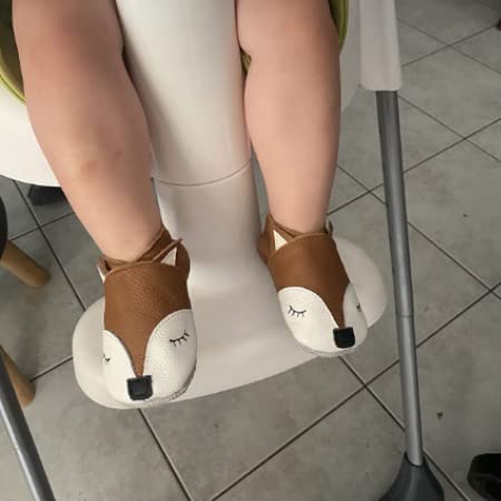 Yihakids Baby Leather Shoes First Walking Moccasins Infants Boys Girls Soft Sole Toddler Crawling Slippers Fox thumb #6