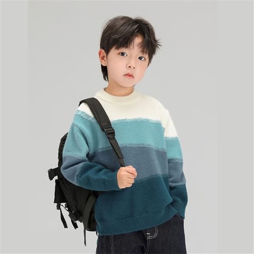 Boys Girls Cotton Sweater Autumn Winter Soft Warm Bottoming Pullover Kids Long Sleeve Crewneck School Uniform2