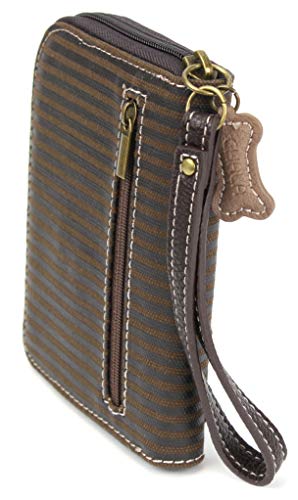 Image of CHALA Zip Around Wallet, Wristlet, 8 Credit Card Slots, Sturdy Pu Leather