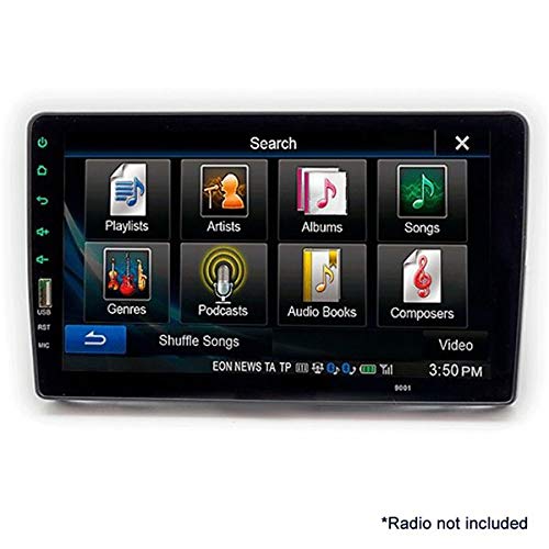 Sound-way - Kit Montage Cadre façade Adaptateur autoradio 9" Pouces Compatible avec Citroen C2 C3 Berlingo Jumpy - Fiat Scudo - Peugeot 207 - KA22-091