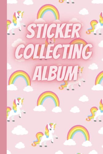 Sticker collecting album (Cute unicorn theme): Hardcover sticker album for collecting stickers|sticker books for adults blank|kids sticker activity ... books reusable|kids sticker collection album image 2