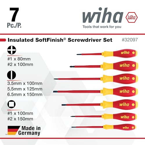 Wiha 7-Piece Insulated Screwdriver Set