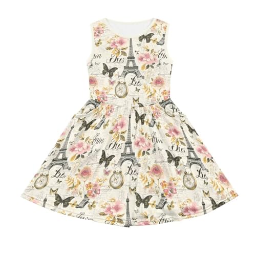 Girls Dresses Cute Dresses for Teens Sleeveless Girl Summer Dress with Pocket
