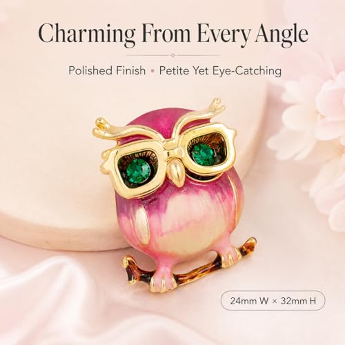 Image of Animal Brooch for Women Zirconia Rhinestone Abalone Shell Animal Lapel Pin Christmas Birthday Holiday Gift for Wife Mother Girlfriend Daughter