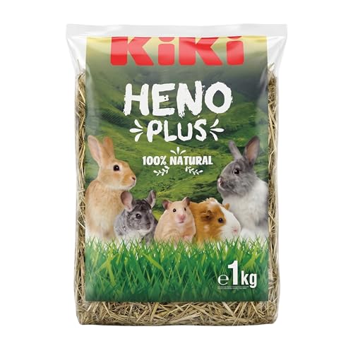 Egardenkart Hay for Small Animals - 1 Kg | Natural Grass Hay for Rabbits Guinea Pigs Hamsters and Small Pets Feeding