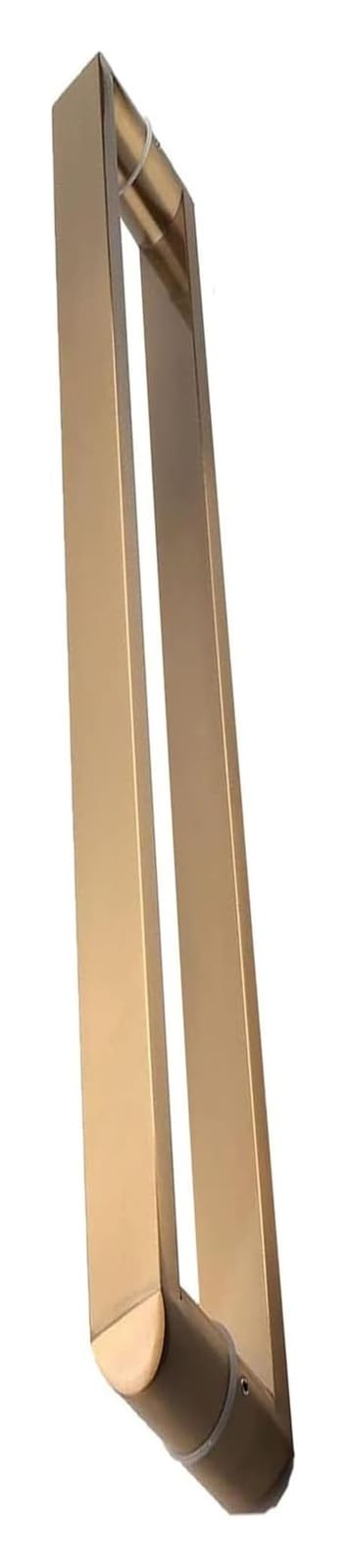 CWCQGH Push Pull Door Handle, Sliding Barn Door Handles, Glass Pulls, Full Brushed Stainless Steel Finish,Gold-54cm(21.3in)