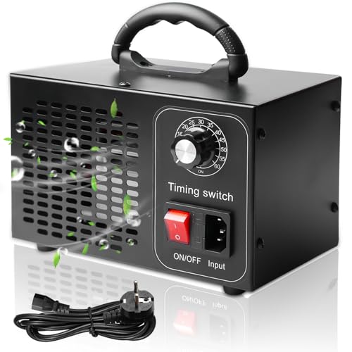 Generador de ozono 60000 mg/h: dispositivo de ozono características eficiente purificador de aire de ozono desinfección, función de purificador de aire automático de ozono industrial, temporizador