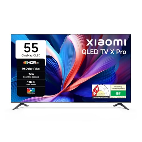 Image of Xiaomi 138 cm (55 Inches) X Pro Series QLED 4K Ultra HD Smart Google TV L55MB-APIN