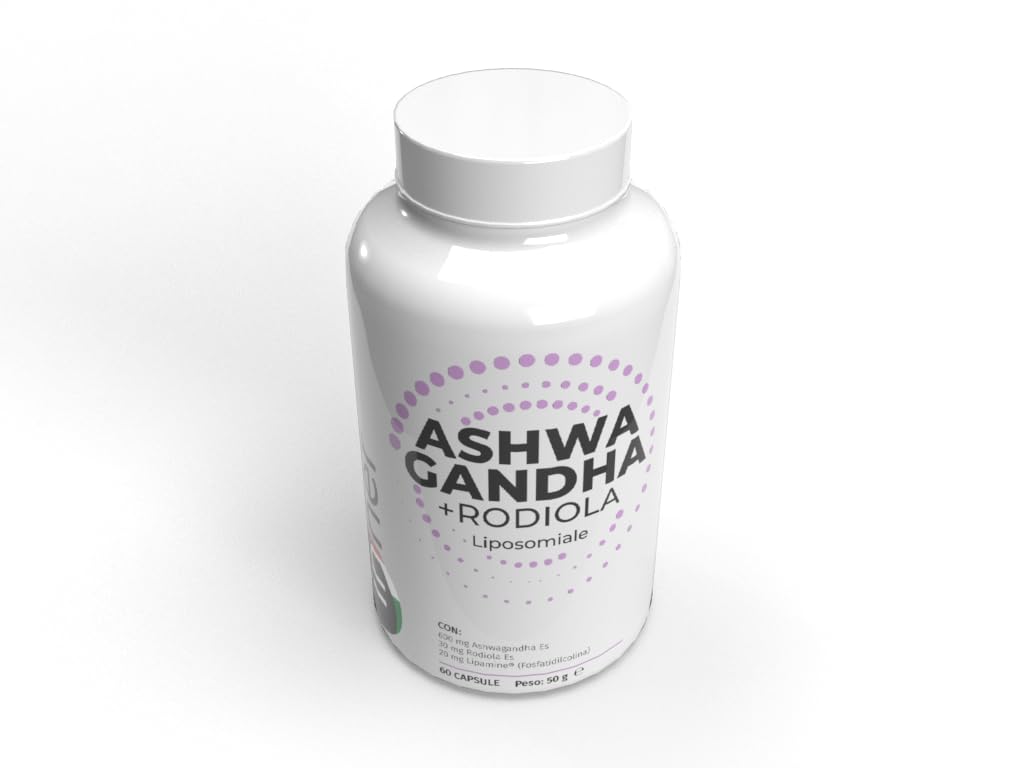 Inner Ashwagandha + Rodiola Liposomiale 60 cps - Formula ad alta biodisponibilità con azione tonico‑adattogena per stress, concentrazione e recupero fisico