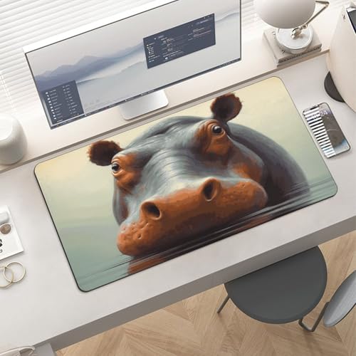 Protectora de escritorio Hippo grande antideslizante y resistente al agua miniatura 6