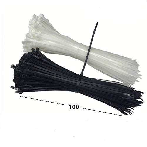 XMHF Kabelbinder, Nylon, 16,5 Cm, Schwarz – 20 Stück, Zugfestigkeit 150N, Für Innen & Außen