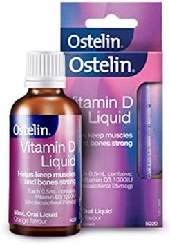 Ahth Ostelin Vitamin D Liquid 50ml Origin of Australia