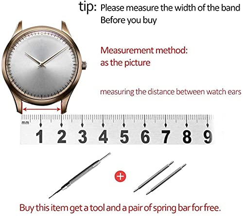 Bracelet en acier inoxydable de 22 mm solide anti-casse
