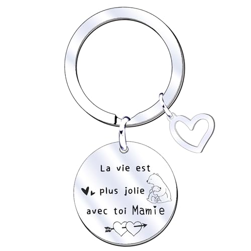 XWXWXW Granny Gift Keyring, for Grandmother's Day, Mother's Day Gift, Birthday Gifts, Granny Birthday Christmas Gifts, 2, L