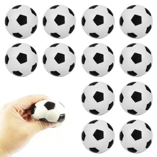 12 stück mini fussbälle, wutball für Kinder, antistressbälle, mini schaumstoffbälle, für Kinder und Erwachsene fußball Party 12 stück mini fussbälle, wutball für Kinder, antistressbälle, mini schaumstoffbälle, für Kinder und Erwachsene fußball Party