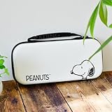 スイッチ2 ケース 収納 スヌーピー スイッチケース Switch2 用 カバー キャラクター 収納バッグ 男の子 女の子 かわいい おしゃれ シンプル ギフト プレゼント (ホワイト)