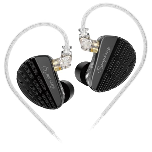 KZ Symphony�C���C���[���j�^�[�A13.2mm����+1DD�n�C�u���b�h�h���C�o�[IEM�Q�[���p�AHiFi�ቹ�m�C�Y�A�C�\���[�V�����w�b�h�t�H���A�N�����e�B�X�e���I�T�E���h�L���Q�[�~���O�C���z�� OFC�V���o�[���b�L�P�[�u���t��