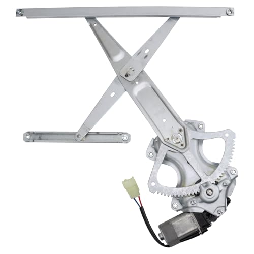 Image of TRQ Front Driver Side Power Window Motor and Regulator Assembly Compatible with 2006-2012 Toyota RAV4 Japan Built Models 1st VIN Digit J 2004-2006 Scion xA Japan Built Models 1st VIN Digit J