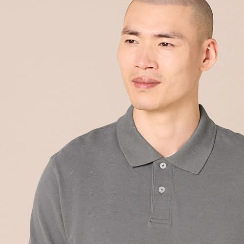 Image of Amazon Essentials Men's Regular-Fit Short Sleeve Cotton Pique Polo Shirt (Available in Big & Tall)