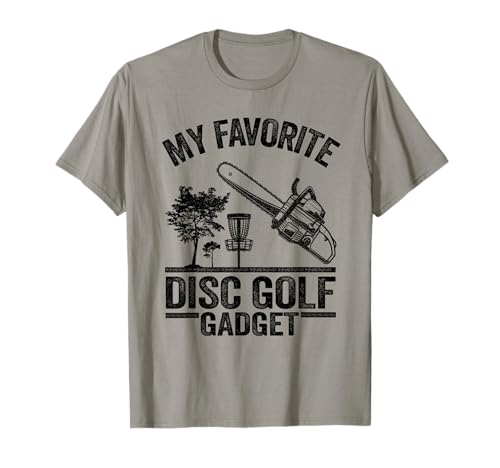 My Favorite Disc Golf Gadget Motosega Divertente Frisbee Golf Maglietta