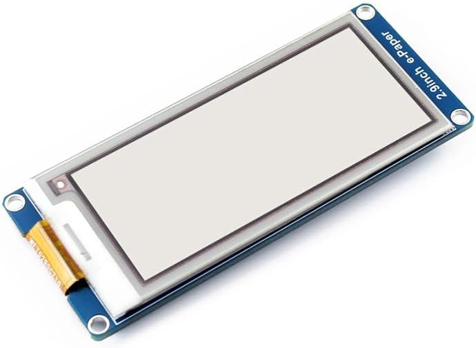 Tri-Color 2.9inch E-Ink Display Module Resolution 296x128 3.3v E-Paper Electronic Screen Panel Three-Color SPI Interface for Raspberry Pi/STM32/Arduino/Jetson Nano