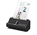 Epson Workforce ES-C320W - Wireless Compact Desktop Document Scanner - 2-Sided Scanning Auto Doc Feeder - Can Scan Paper and Cards - Black