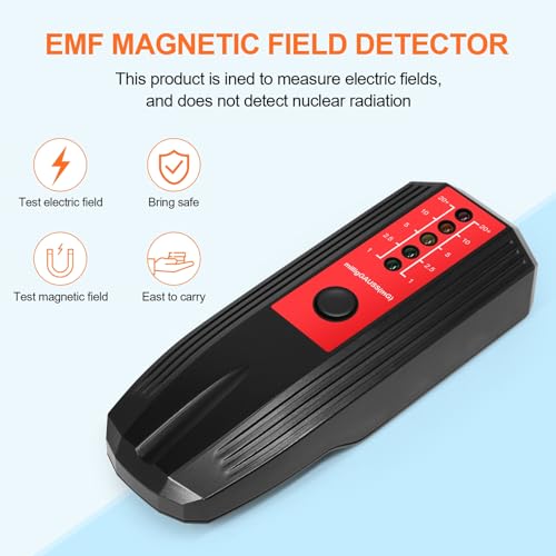 Medidor portátil de radiación EMF Garosa con indicadores LED miniatura 5