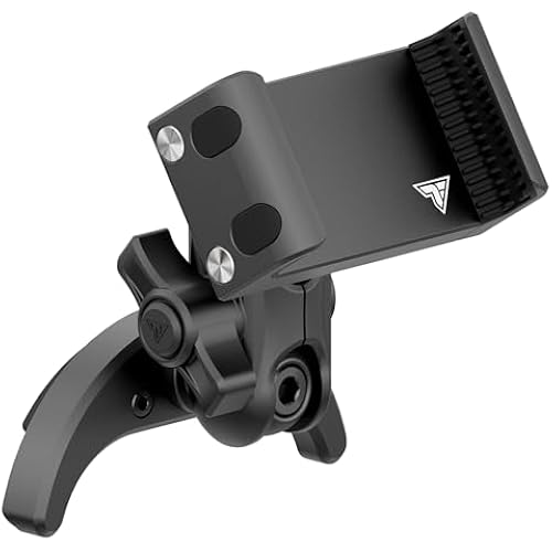 Tackform Link Vent Phone Mount Compatible with 2016-2023 Toyota Tacoma and 2014-2021 Toyota Tundra | Aluminum | Zero Slip, Anti-Scratch | Universal Holder Compatible with iPhone, Galaxy, More | Black