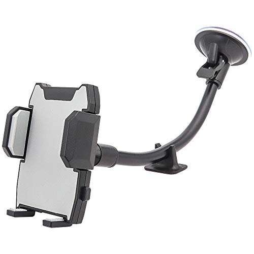 Kolasels Long Arm Cell Phone Holder for Car, Windshield Phone Holder with Shock