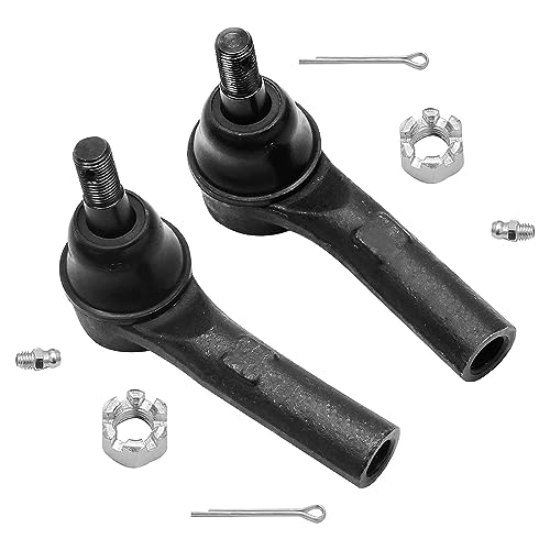 Image of Detroit Axle - 14pc Front End Kit for 2005-2010 Jeep Grand Cherokee Commander, Lower Control Arms Tie Rods Upper Ball Joints Boots & Bellows Front and Rear Sway Bars 2006 2007 2008 2009 Replacement