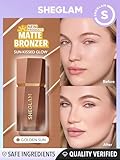 SHEGLAM Sun Sculpt Cool Toned Liquid Contour Stick Long Lasting Cream Matte Bronzer Makeup - Golden Sun