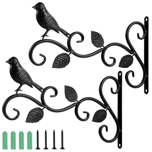 Crochets pour panier suspendu Lanjue support mural extérieur en acier