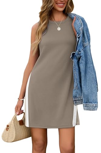 Sampeel Summer Dresses for Women Dressy Casual Spring Vacation Cruise Business Outfits Fashion Clothing M