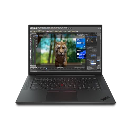 Lenovo Thinkpad P1 G5 16" Laptop i7-12700H RTX A1000 16GB RAM 512GB SSD W11P (Renewed)
