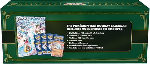 PokéMon Tcg: Holiday Calendar (8 Foil Promo Cards, 5 Booster Packs & More) - 4
