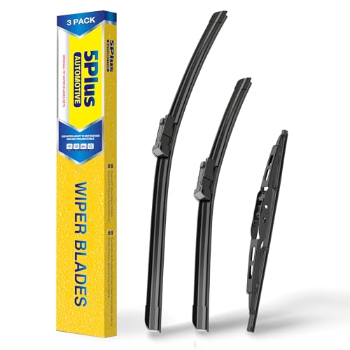 5 PLUS Windshield Wipers Replacement For 2013-2021 Buick Encore, 2015-2022 Chevrolet Trax Windshield Wipers, Original Equipment Automotive Replacement Windshield Wiper Blades 26'+14'+10'(3 Wipers)