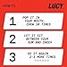 LUCY™ Nicotine Gum 4mg, 30 Count, Pomegranate, Cinnamon, and Wintergreen, NRT for quiting Cigarettes