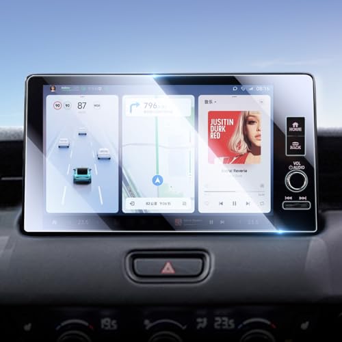 Lamicall ホンダ 新型ヴェゼル rv 9インチナビ 保護フィルム 1:1高精度カット 高透過率 9H強化 ヴェゼル パーツ ガラス フィルム honda connect ディスプレイオーディオ 傷防止 高感度タッチ 撥水撥油 液晶保護フィルム 耐衝撃 反射防止 画面保護シート 自己吸着 貼付け簡単 スクリーン プロテクター カーナビ アクセサリー