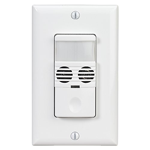 Intermatic IOS-DOV-DT-WH Line Voltage In-Wall Dual Tech Switch