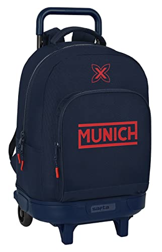 MOCHILA GDE. C/RUEDAS COMPACT EXTRAIBLE MUNICH "FLASH"