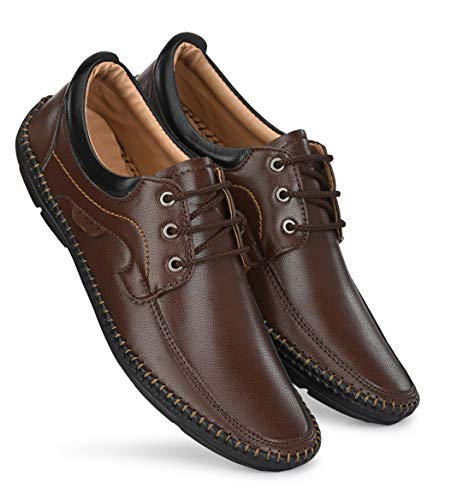 Image of MACTREE Men Flexible-Stitched Sole Premium Formal Shoes for Men