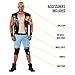 Morph Stone Cold Steven Austin Costume Men, Stone Cold Steve Austin Vest, WWE Costume Adult, Halloween Costumes for Men, Large