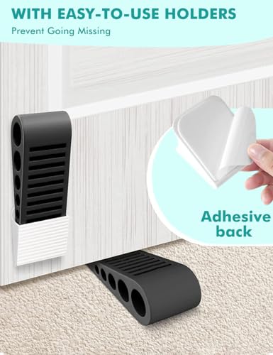 LINKWAY Türstopper keil für den Boden,Rutschfest, Langlebig und Schwer, Türkeil Gummi, Gummikeile Für alle Oberflächen