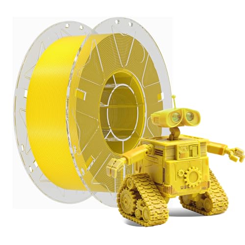 Image of Creality 3D Printer RFID Filament, Hyper PLA Filament 1.75mm Bundle for 3D Printing, Hyper PLA RFID Filament No-Tangling High Precision, 1KG(2.2 lbs) Spool (Yellow)