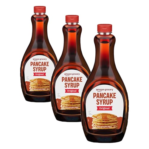 Image of Amazon Grocery, Original Pancake Syrup, 24 Fl Oz (Pack of 3)